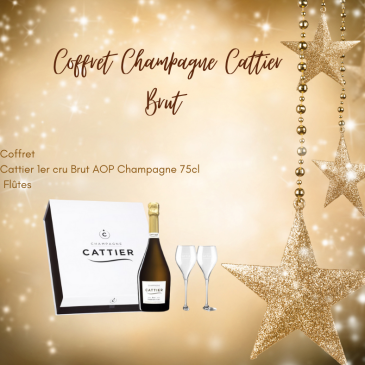 Coffret Champagne Cattier Brut