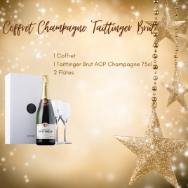 Coffret Champagne Taittinger Brut
